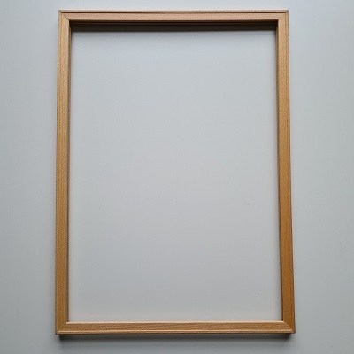 Houten prijskaartraam